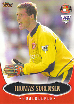 Thomas Sorensen Sunderland 2003 Topps Premier Gold #SU1